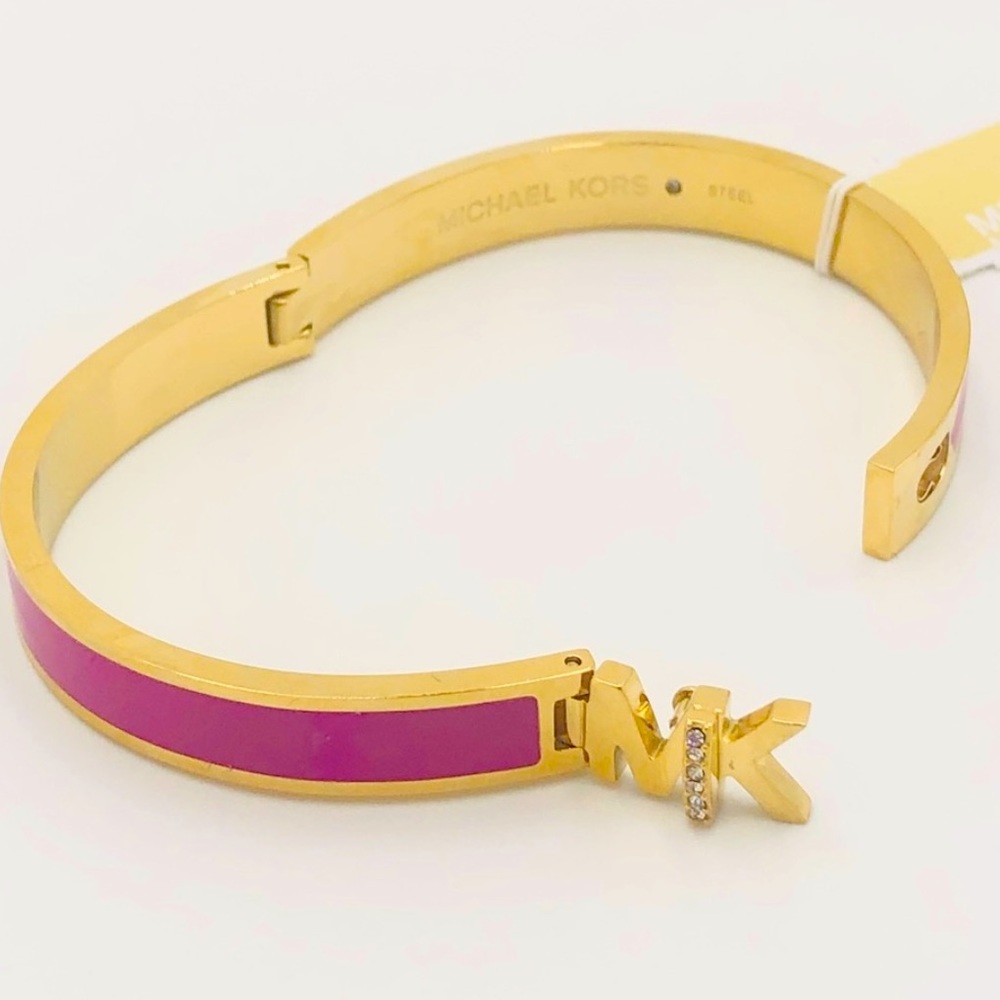 New Michael Kors purple and Gold-Tone Hamilton Bracelet - Picture 4 of 14